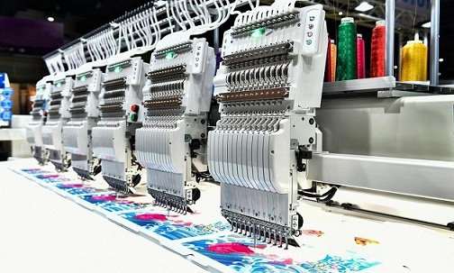 Embroidery Machine Background